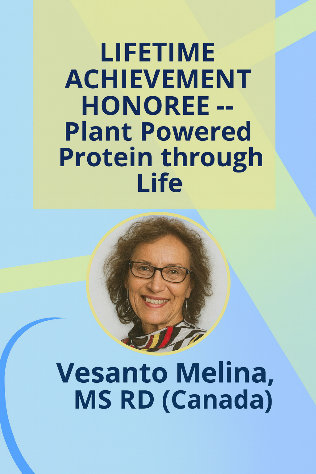 Nutrition & Lifestyle Medicine Conferences: Lifetime Achievement Award